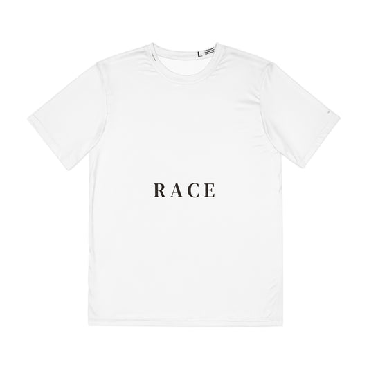 Men's White Race Tee