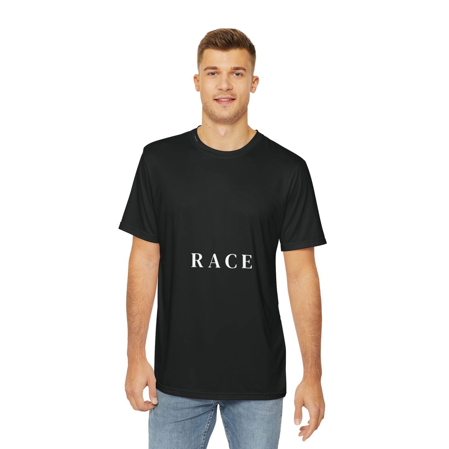 Men's Black Race Tee